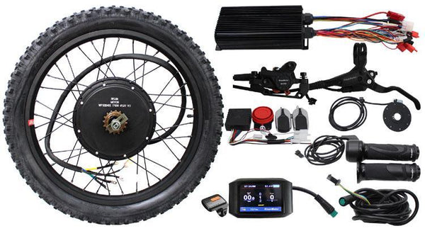 36V-72V 1500W Powerful Ebike Conversion Kits for Electric Bike+Colorful LCD +Intelligent Control System